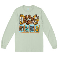 Matcha Dog Mama with Paw Long Sleeve Tee - texasbilliewilder