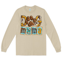 Mushroom Dog Mama with Paw Long Sleeve Tee - texasbilliewilder