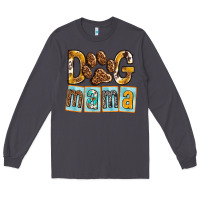 Smoke Dog Mama with Paw Long Sleeve Tee - texasbilliewilder
