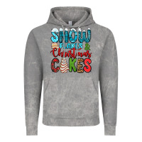 Cloud Rock snow flakes and Christmas cakes Vintage Hoodie - Jasminsmagicworld