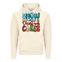 Vintage Artic snow flakes and Christmas cakes Vintage Hoodie - Jasminsmagicworld