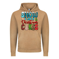 Vintage Camel snow flakes and Christmas cakes Vintage Hoodie - Jasminsmagicworld