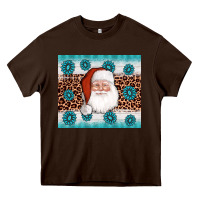 Chocolate Brown santa gemstone Heavy Core Tee - AdoDesignShop
