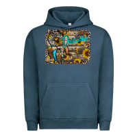 Pigment Midnight Navy dreamer Urban Hoodie - RacoonDesign