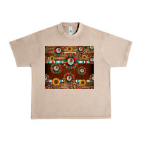 French Oak seamless mexican sunflower tumbler design Urban Heavy Tee - Jasminsmagicworld
