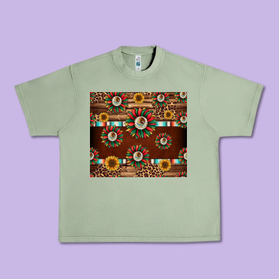 Seamless Mexican Sunflower Tumbler Design Urban Heavy Tee Designed By Jasminsmagicworld