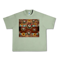 Oil Green seamless mexican sunflower tumbler design Urban Heavy Tee - Jasminsmagicworld