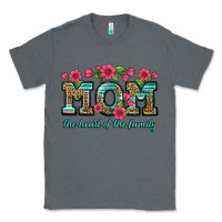 Charcoal Heather mom the heart of the family Classic Tee - Artiststas