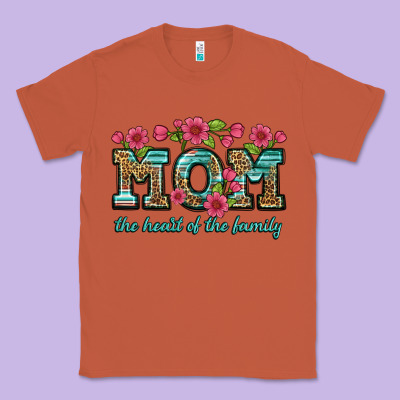 Mom The Heart Of The Family Classic Tee Designed By Artiststas