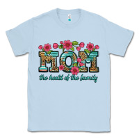 Dusty Blue mom the heart of the family Classic Tee - Artiststas