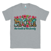 Heather Grey mom the heart of the family Classic Tee - Artiststas