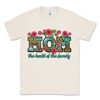 Natural mom the heart of the family Classic Tee - Artiststas