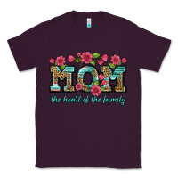 Plum mom the heart of the family Classic Tee - Artiststas