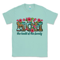 Seafoam mom the heart of the family Classic Tee - Artiststas