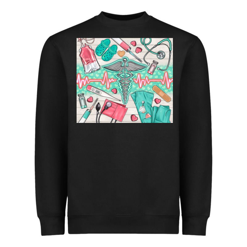 Nurse Medical Equipment Heavyweight Sweatshirt by TumblerDesignByShophia | Teevron