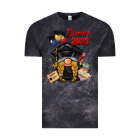 Cloud Black senior 2023 gnome Vintage Tee - BarkalooDesign