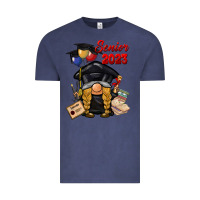 Vintage Denim senior 2023 gnome Vintage Tee - BarkalooDesign