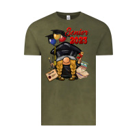Vintage Olive senior 2023 gnome Vintage Tee - BarkalooDesign