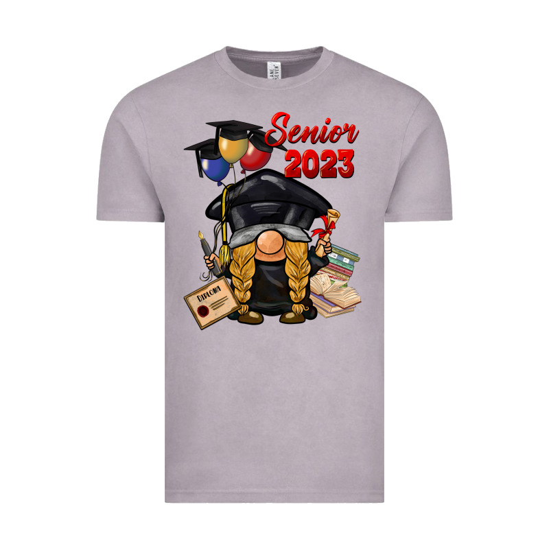 Senior 2023 Gnome Vintage Tee by BarkalooDesign | Teevron