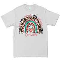 Dove Grey teacher rainbow Premium Tee - MaliasSmallBusiness