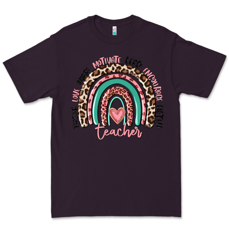 Teacher Rainbow Premium Tee by MaliasSmallBusiness | Teevron
