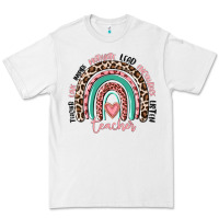White teacher rainbow Premium Tee - MaliasSmallBusiness