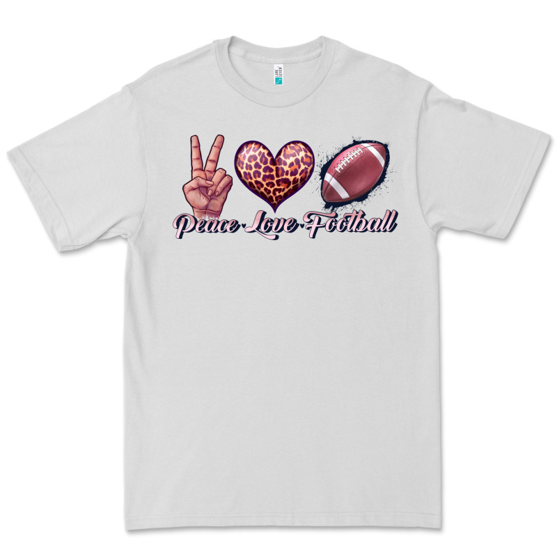 Peace Love Football Premium Tee by JahusDesignShop | Teevron