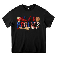 Black baseball brother Heavy Core Tee - MaliasSmallBusiness