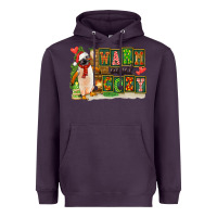 Plum Warm And Cozy Penguin Heavyweight Hoodie - FaDigitalArtStudio