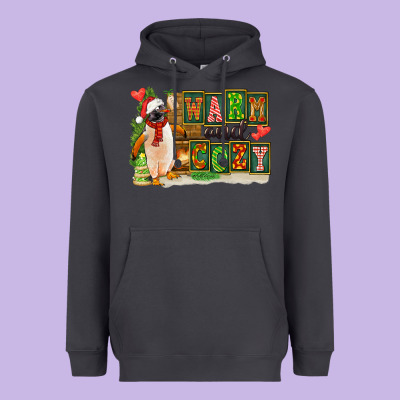 Warm And Cozy Penguin Heavyweight Hoodie Designed By Fadigitalartstudio