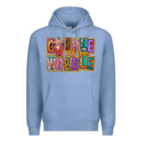 Colony Blue Gobble Till You Wobble Premium Hoodie - FaDigitalArtStudio