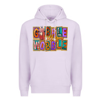 Lilac Gobble Till You Wobble Premium Hoodie - FaDigitalArtStudio