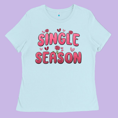Single Season Ladies Tee Designed By Maliassmallbusiness