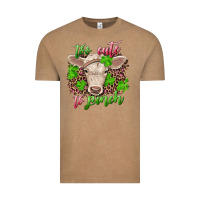 Vintage Coffee too cute to pinch charolais calf Vintage Tee - RanaPortraitStore