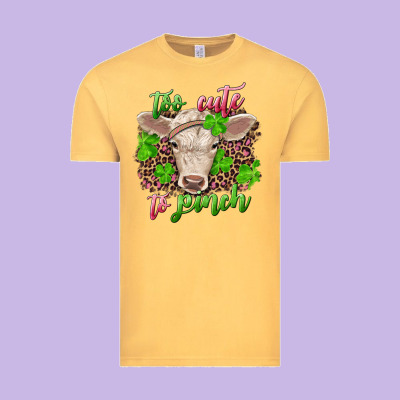 Too Cute To Pinch Charolais Calf Vintage Tee Designed By Ranaportraitstore