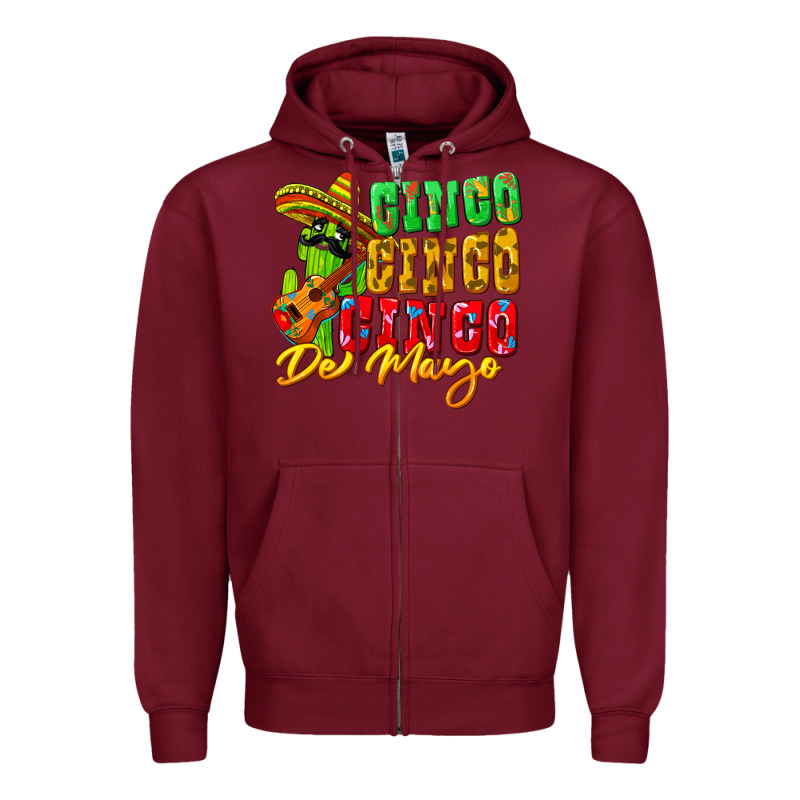 Cinco Cinco De Mayo Zipper Hoodie by FaDigitalArtStudio | Teevron