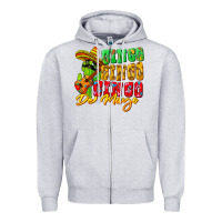 Heather Grey Cinco cinco de mayo Zipper Hoodie - FaDigitalArtStudio