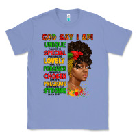 Colony Blue god say i am juneteenth afro girl Classic Tee - Artiststas