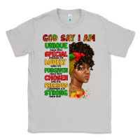 Moon Dust god say i am juneteenth afro girl Classic Tee - Artiststas