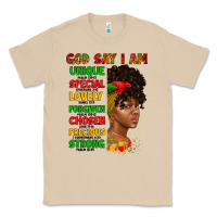 God Say I Am Juneteenth Afro Girl Classic Tee | Teevron