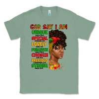 Sage god say i am juneteenth afro girl Classic Tee - Artiststas