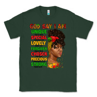 Sports Green god say i am juneteenth afro girl Classic Tee - Artiststas