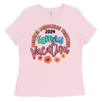 Bubblegum Pink making memories together family vacation 2024 Ladies Tee - MaliasSmallBusiness