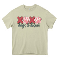 Mossy xoxo hugs and kisses Heavy Core Tee - MaliasSmallBusiness