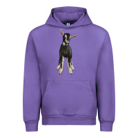 Tulip Hand Drawn Baby Alpine Goat Urban Hoodie - LillyAllenDesigns