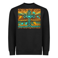 Black western cross Heavyweight Sweatshirt - TumblerDesignByShophia