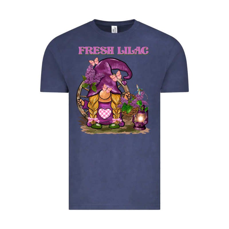 Fresh Lilac Gnome Vintage Tee by BarkalooDesign | Teevron