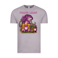 Vintage Zinc fresh lilac gnome Vintage Tee - BarkalooDesign