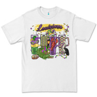 White obsessive cup disorder mardi gras Premium Tee - MaliasSmallBusiness