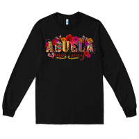 Black Abuela Our Lady Long Sleeve Tee - texasbilliewilder